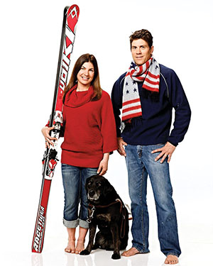 Guide dog, BettyLynn Umstead with peeps Danelle and Rob Umstead