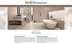Park City Tile contractors website