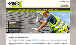 Horizons Roofing website